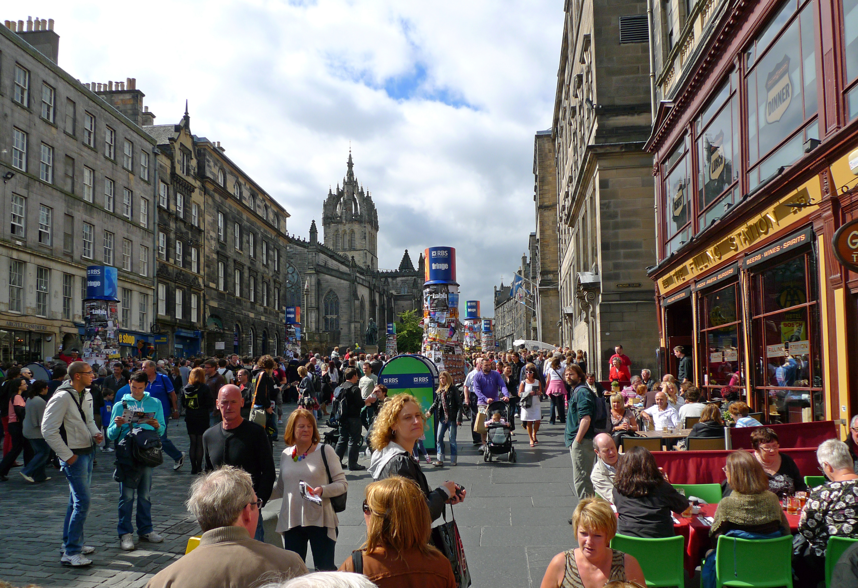 Edinburgh, Fringe on the Royal Mile 2